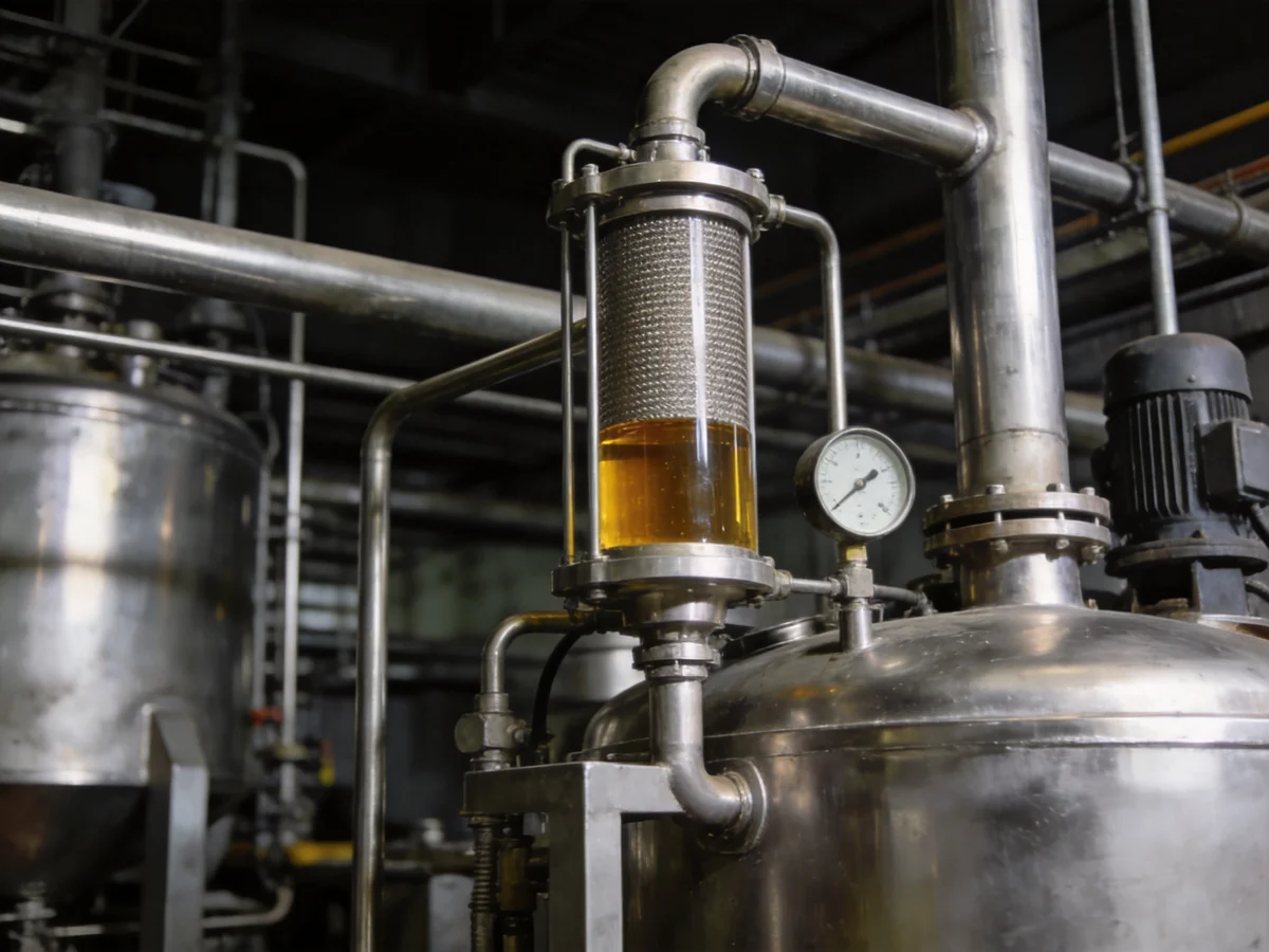 How crude oil filtration works — industrial process illustration 1