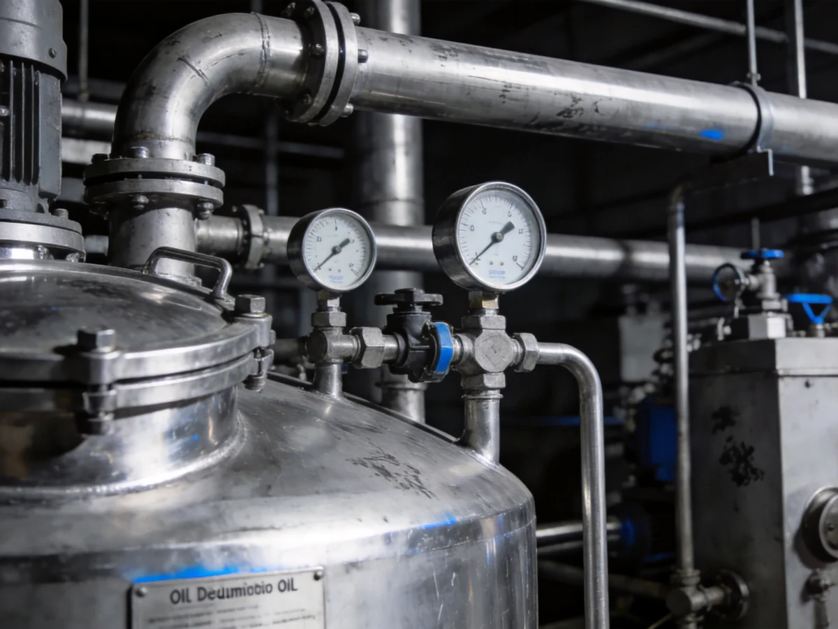 How oil degumming works — industrial process illustration 1
